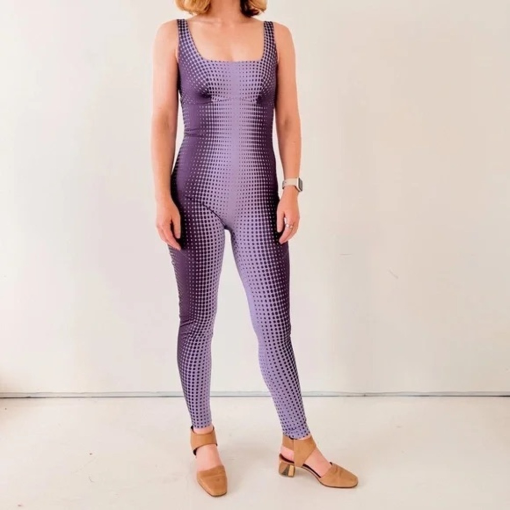 Yitty by Fabletics Headliner Catsuit Purple Galaxy Large